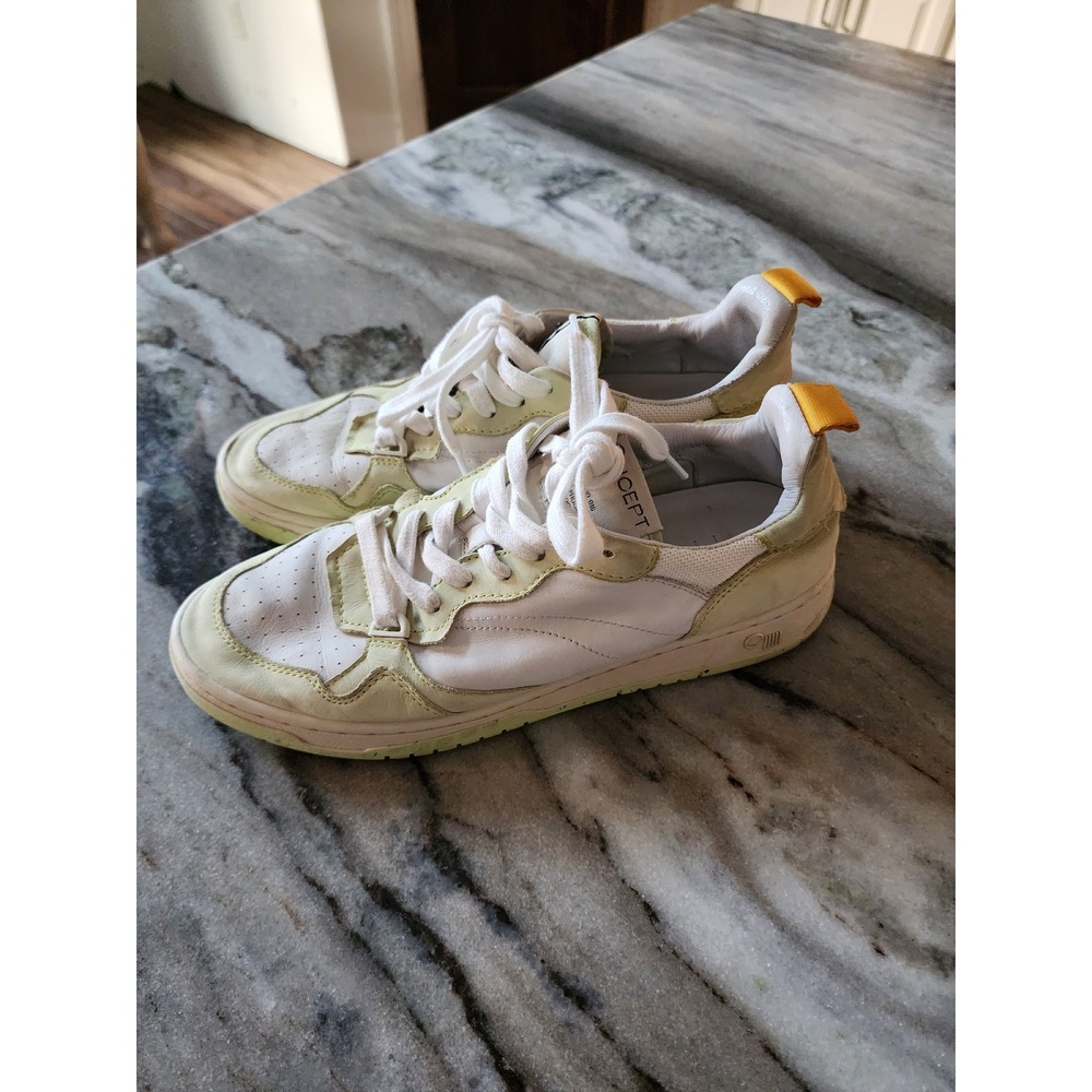 Oncept Cool Matcha Phoenix Leather Lace Up Sneakers Womens Size 9.5 (41)